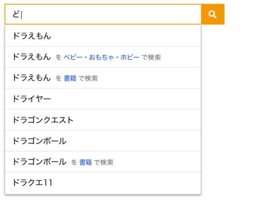 カテゴリーマークサジェスト