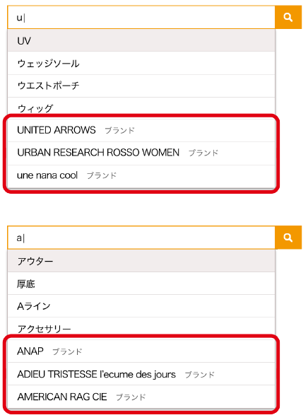 ブランドサジェスト